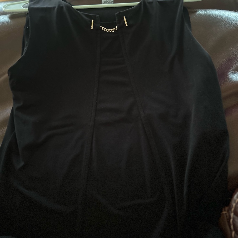 Elegant Black Sleeveless Top